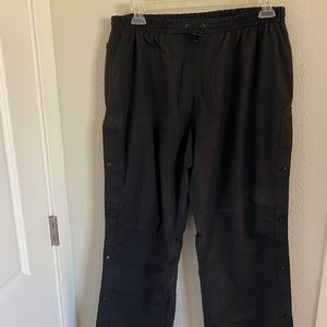 Mountain Life water proof pullover cover button pants